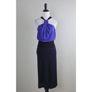 COSTUME NATIONAL NWT $360 Abito Two Tone Dress Size 42 (**Italian sizing**)